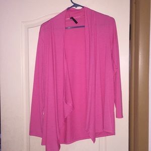 Pink cardigan